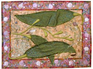 Art Quilt: Gifts From the Sea by Meri Vahl